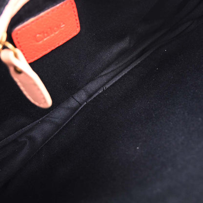 Chloe Vermilion Red Paraty 2way Shoulder Handbag