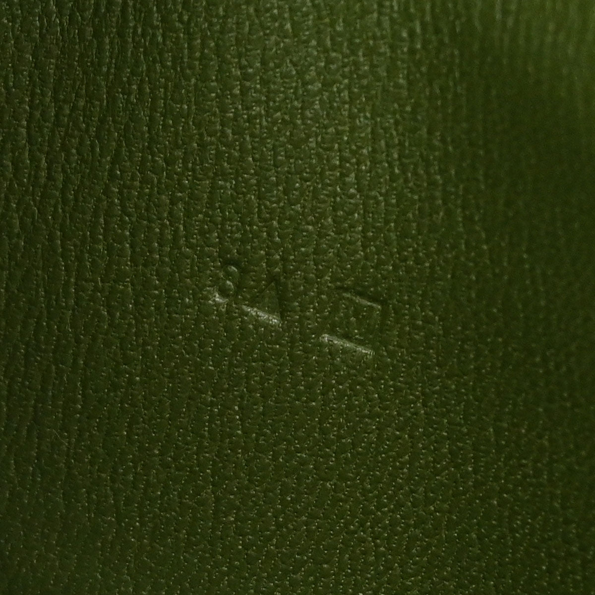 Hermes * Olive Green Alligator Bearn Soufflet Wallet