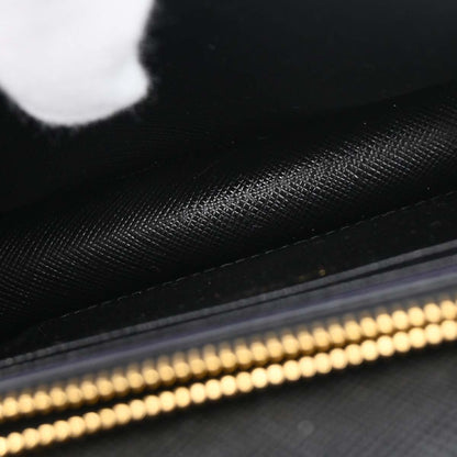 Prada Black Leather Chain Shoulder Bag