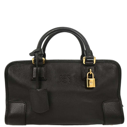 Loewe Black Leather Amazona 28 Handbag
