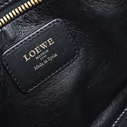 Loewe Black Leather Amazona 28 Handbag
