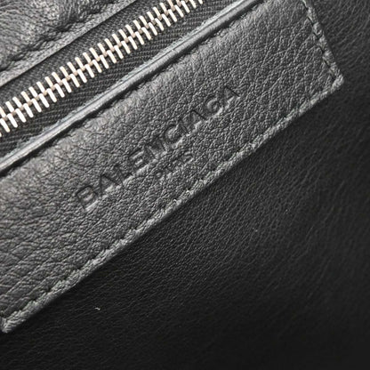Balenciaga Black Calfskin Papier A6 Tote Shoulder Bag