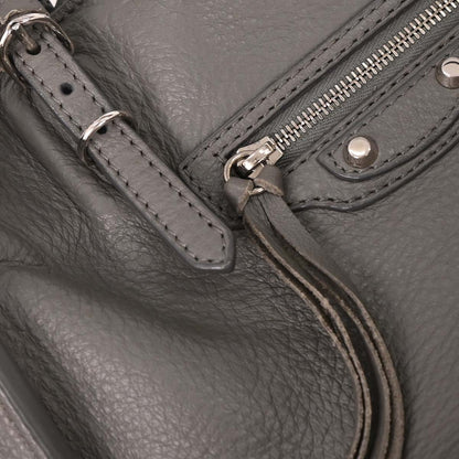 Balenciaga Gray Calfskin Papier 2way Shoulder Handbag