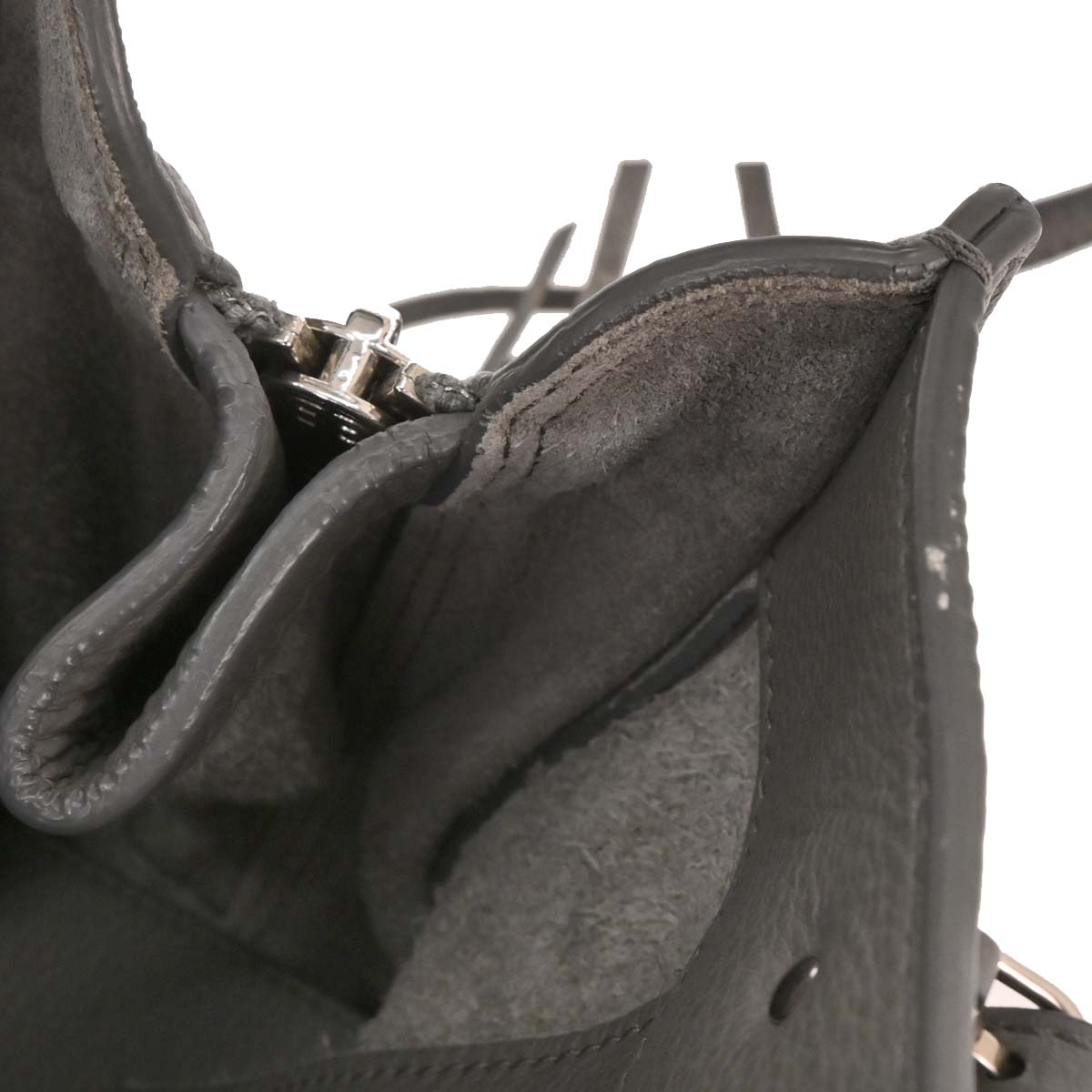 Balenciaga Gray Calfskin Papier 2way Shoulder Handbag