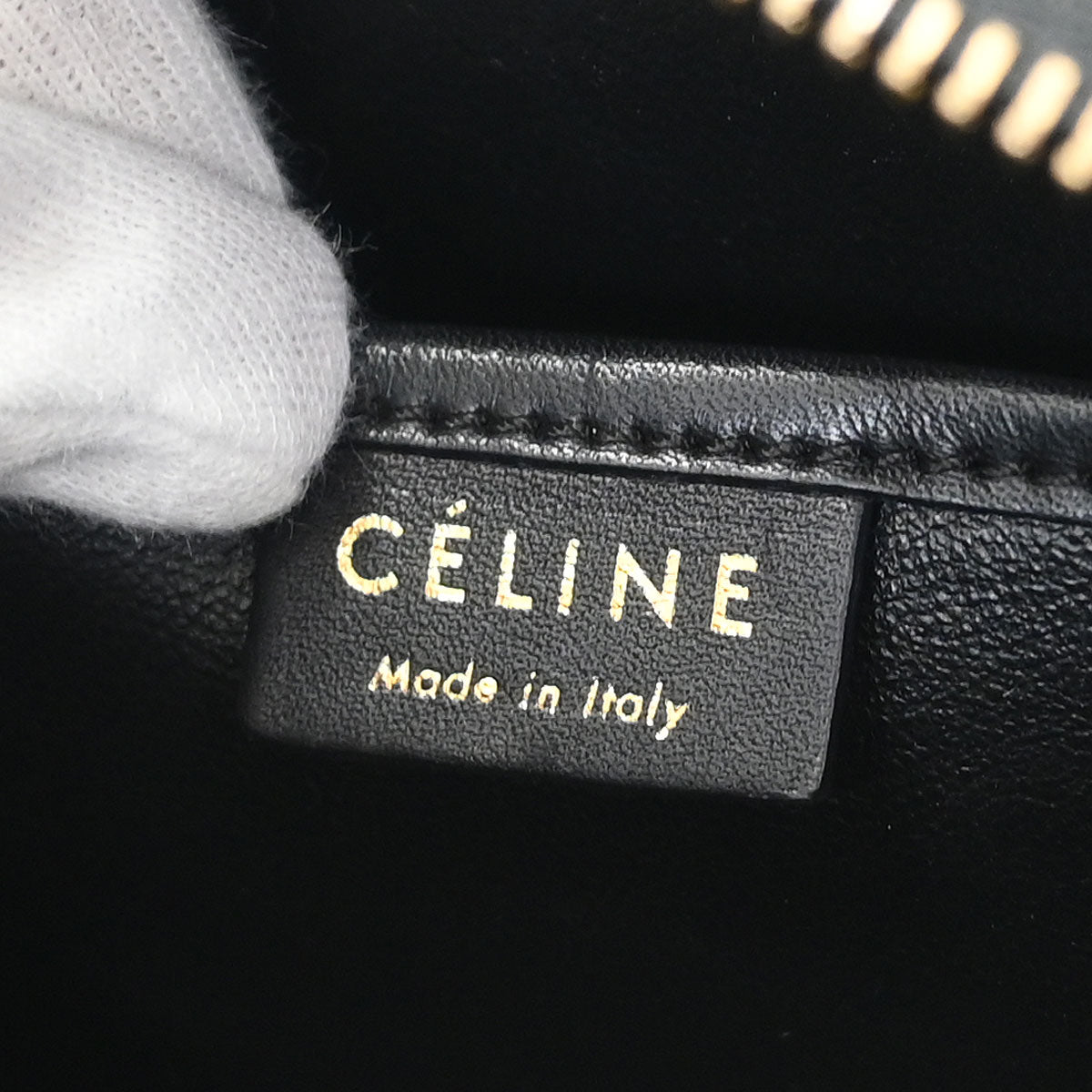 Celine * Tricolor Python Luggage Nano Handbag
