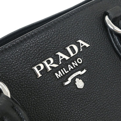 Prada Black 2way Shoulder Tote Handbag
