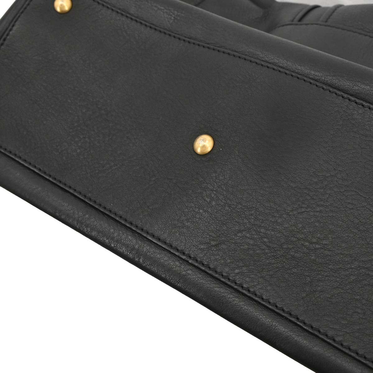 Fendi Black Leather Anna 2way Shoulder Handbag