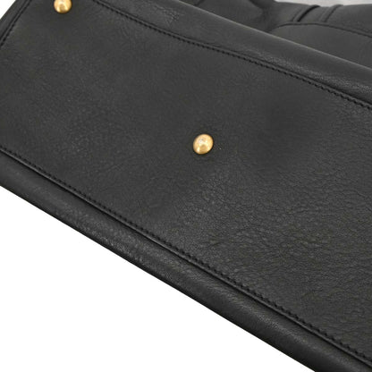 Fendi Black Leather Anna 2way Shoulder Handbag