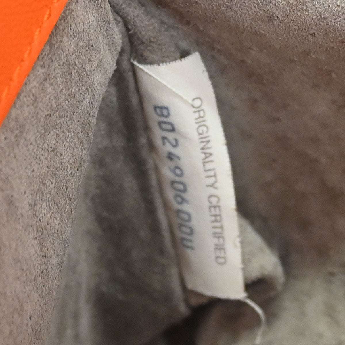 Bottega Veneta Orange Lambskin Intrecciato Shoulder Bag