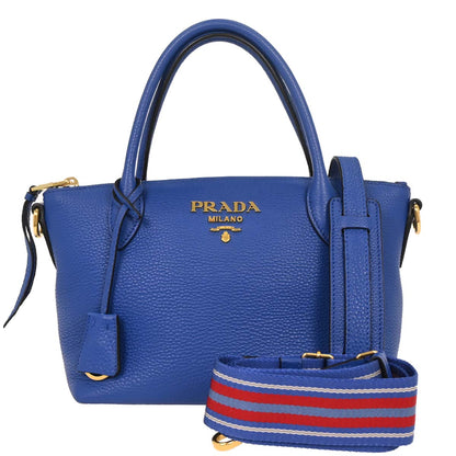 Prada Blue 2way Shoulder Handbag