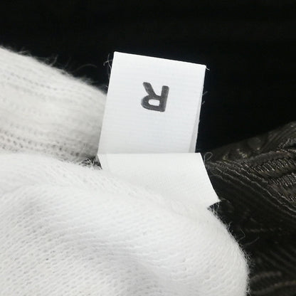 Prada Gray Leather 2way Shoulder Tote Handbag