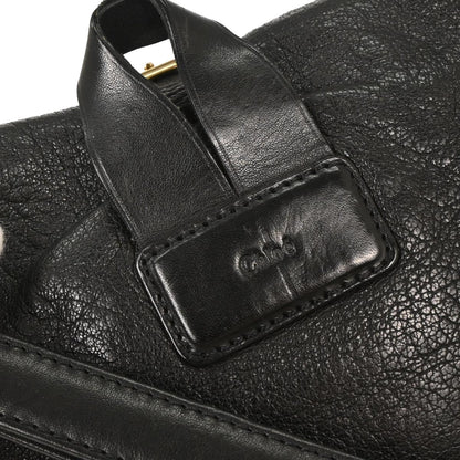 Chloe Black Leather Mavis Shoulder Bag