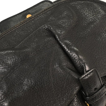 Chloe Black Leather Mavis Shoulder Bag