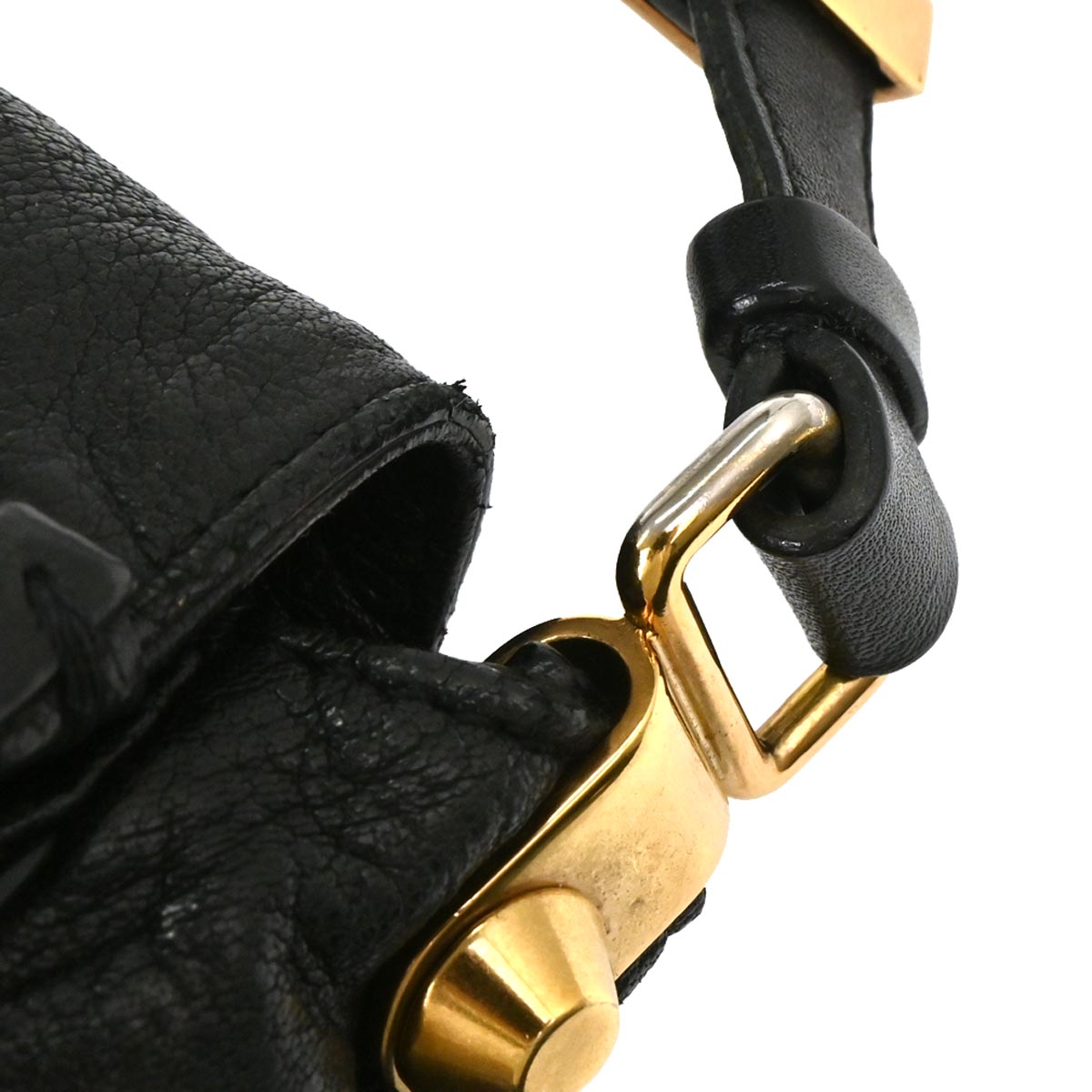 Chloe Black Leather Mavis Shoulder Bag