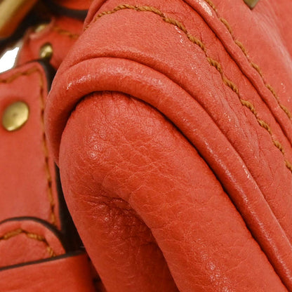 Chloe Vermilion Red Paddington Mini Handbag