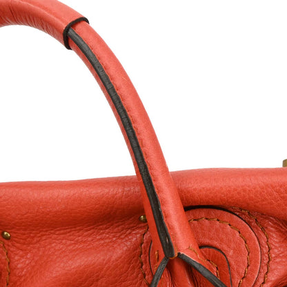 Chloe Vermilion Red Paddington Mini Handbag