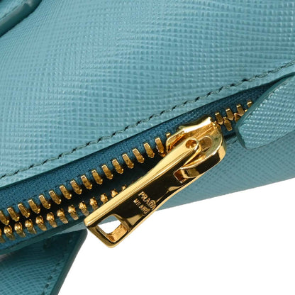Prada Turquoise Blue Promenade 2way Shoulder Handbag