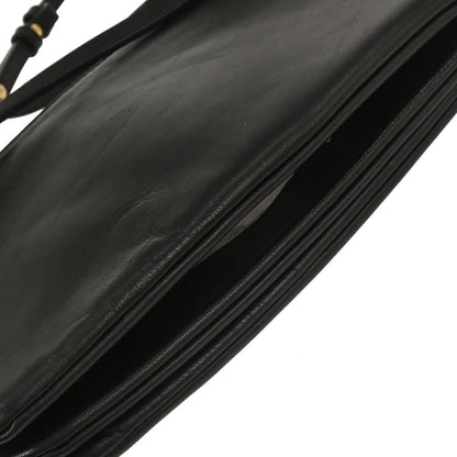 Celine Black Leather Trio Shoulder Bag