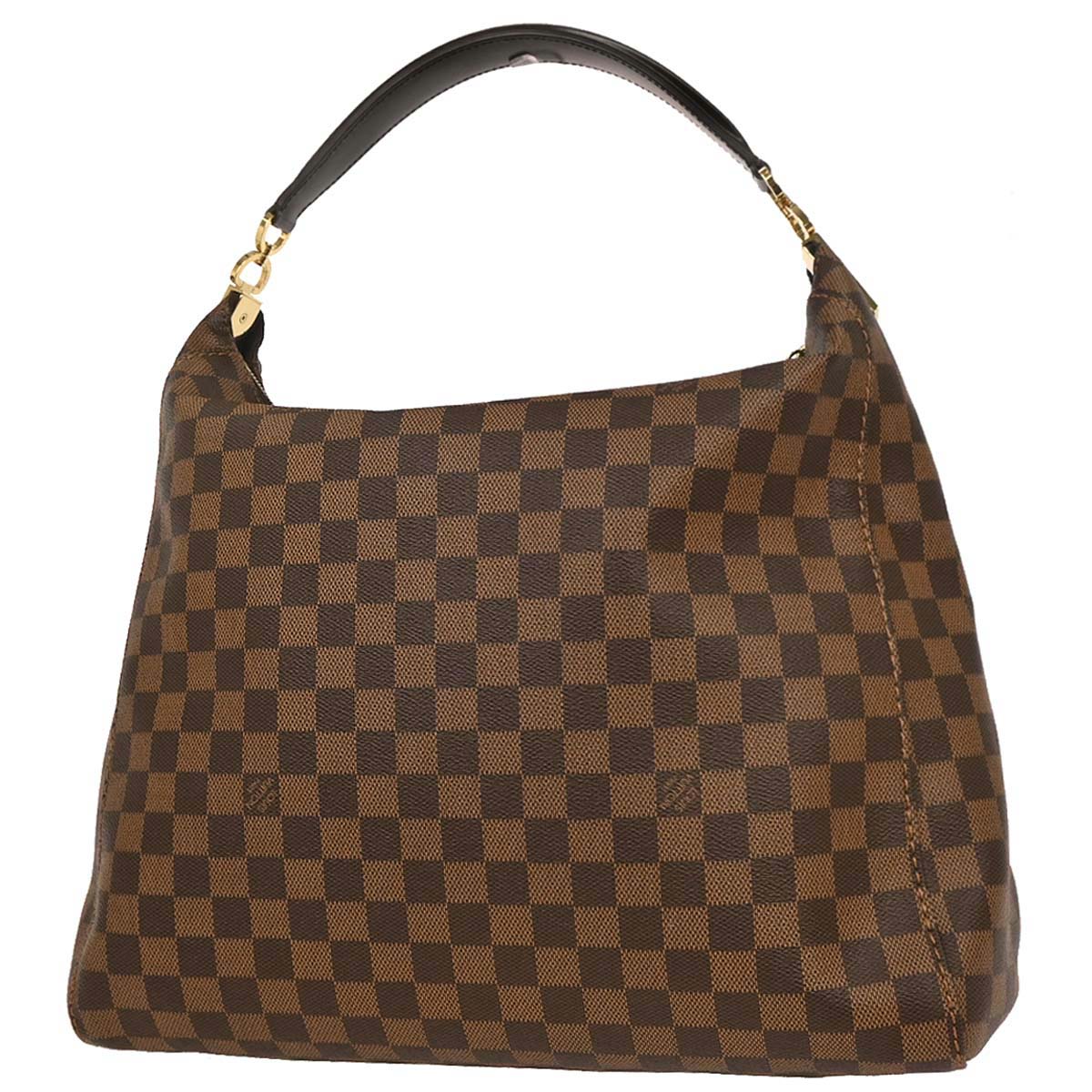 Louis Vuitton Damier Portobello GM Hobo Handbag N41185