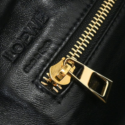 Loewe * Black Python Amazona 36 Handbag