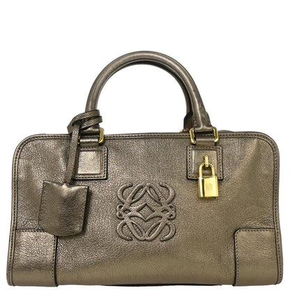 Loewe Gold Lambskin Amazona 28 Handbag