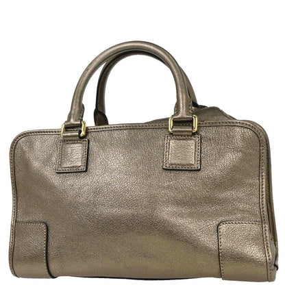 Loewe Gold Lambskin Amazona 28 Handbag