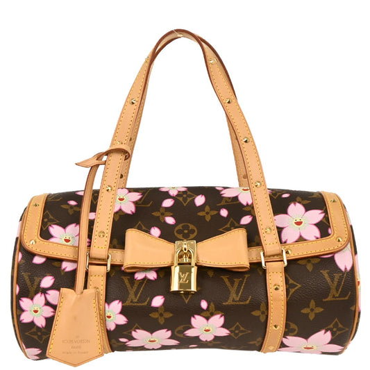 Louis Vuitton Monogram Cherry Blossom Papillon Handbag M92009