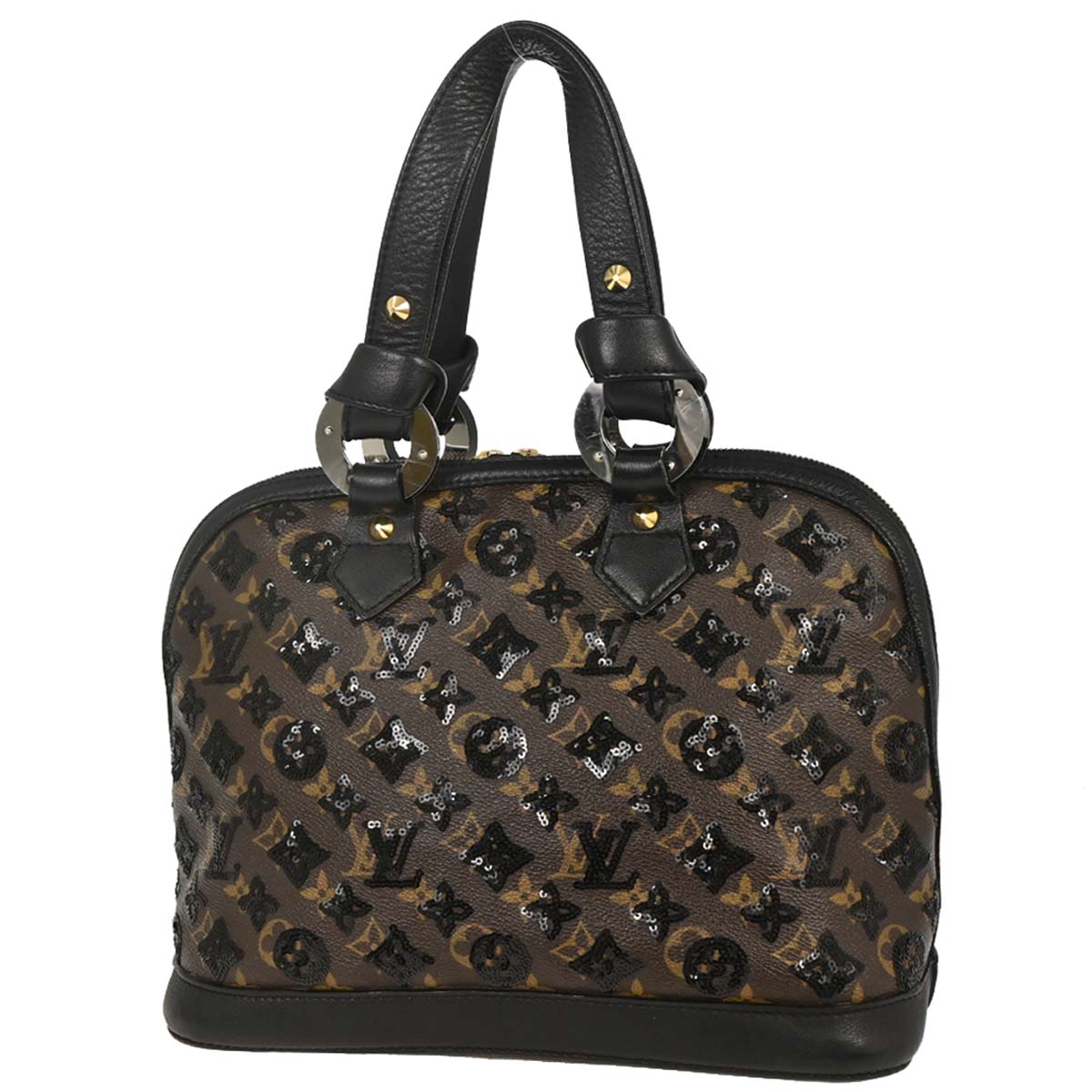 Louis Vuitton Black Monogram Eclipse Alma Handbag M40246