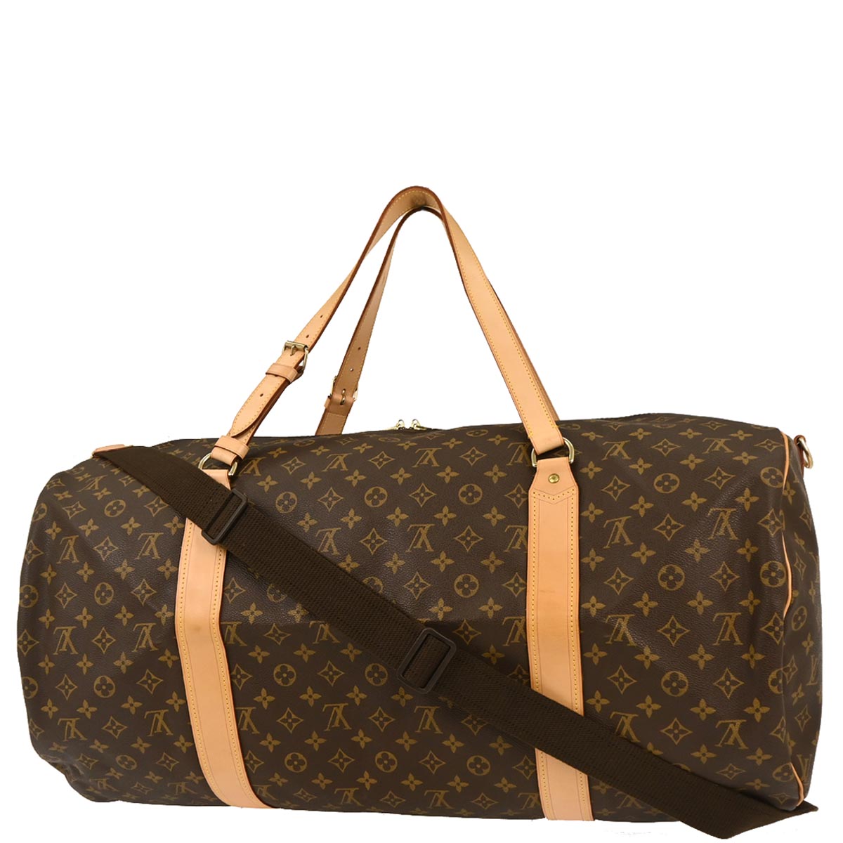 Louis Vuitton Monogram Sac Polochon 2way Shoulder Duffle Bag M41222