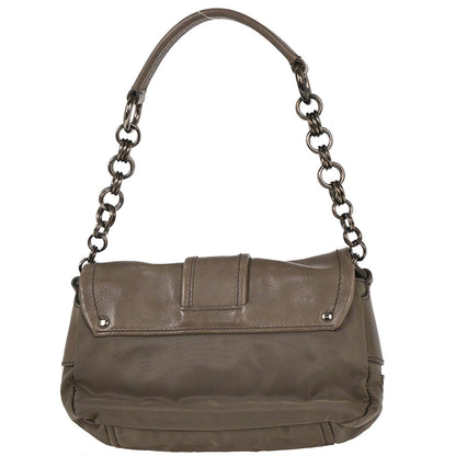 Prada Gray Chain Handbag