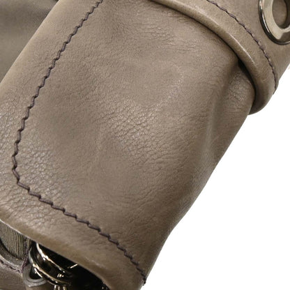 Prada Gray Chain Handbag