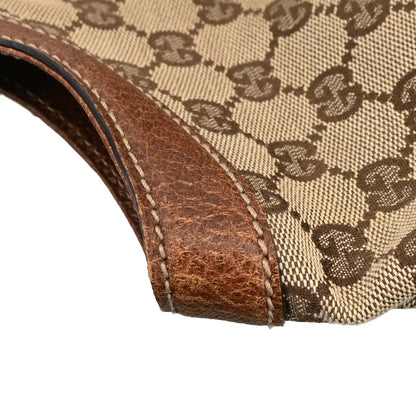 Gucci Brown Bamboo GG Tote Bag