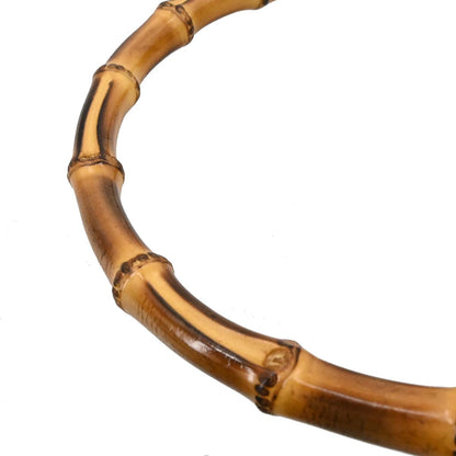 Gucci Brown Bamboo GG Tote Bag