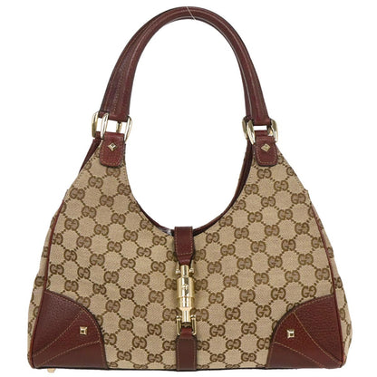 Gucci Beige Jackie GG Handbag