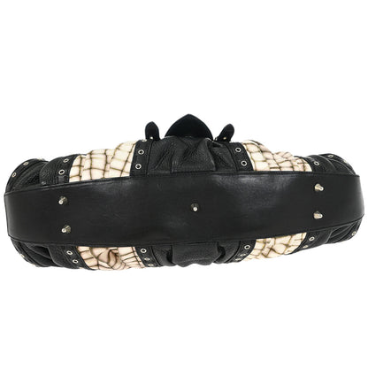 Christian Dior * Black Savana Chic Bag Handbag