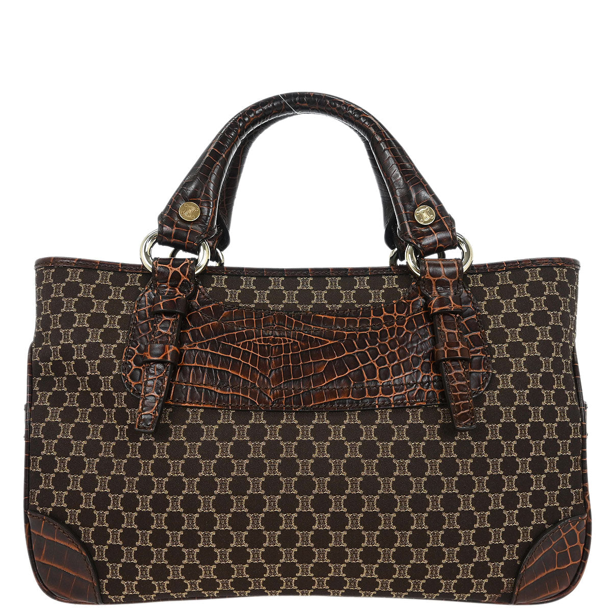 Celine * Brown Macadam Boogie Bag Handbag