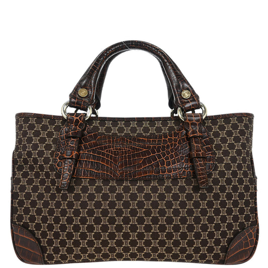 Celine * Brown Macadam Boogie Bag Handbag