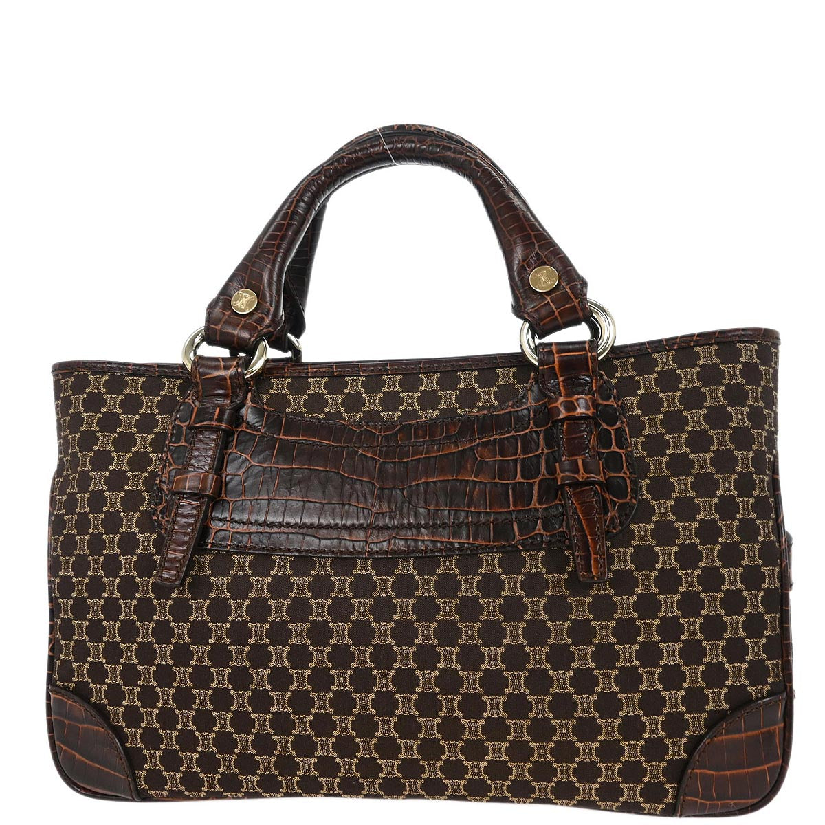 Celine * Brown Macadam Boogie Bag Handbag