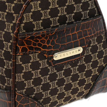 Celine * Brown Macadam Boogie Bag Handbag
