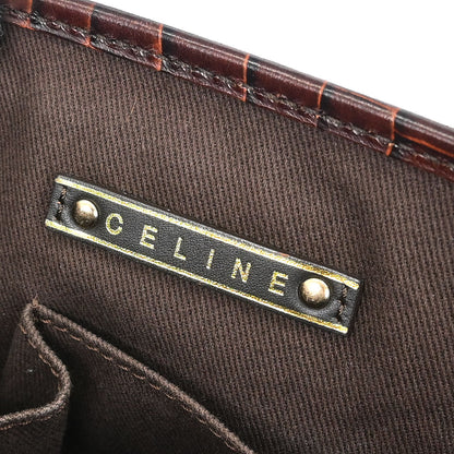 Celine * Brown Macadam Boogie Bag Handbag