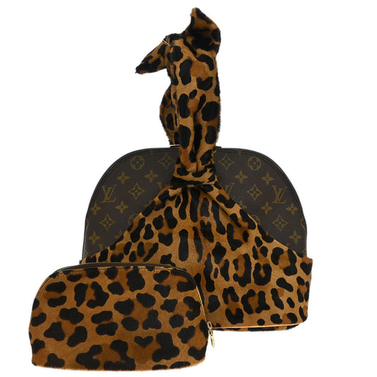 Louis Vuitton * Monogram Pony Hair Leopard Azzedine-Alaia Alma M99032
