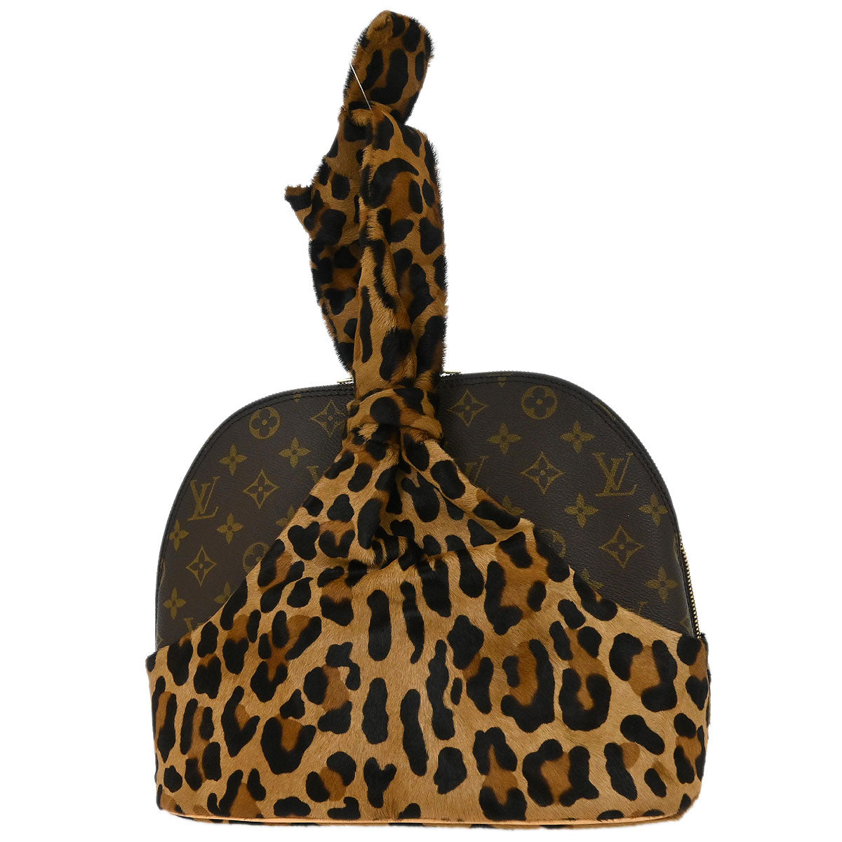 Louis Vuitton * Monogram Pony Hair Leopard Azzedine-Alaia Alma M99032