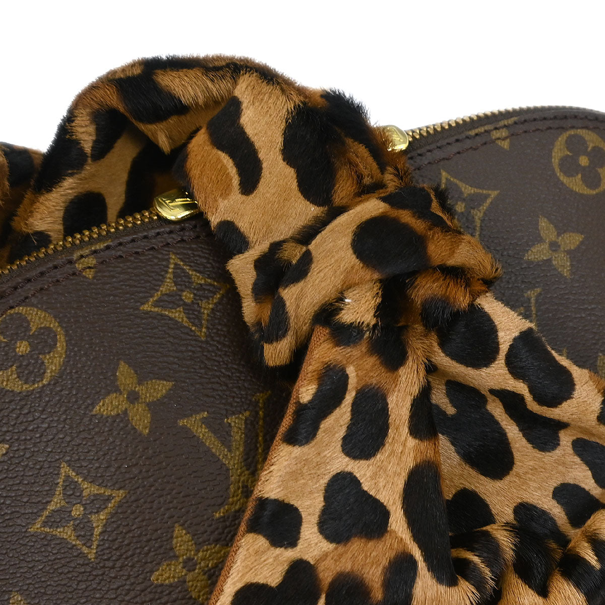 Louis Vuitton * Monogram Pony Hair Leopard Azzedine-Alaia Alma M99032