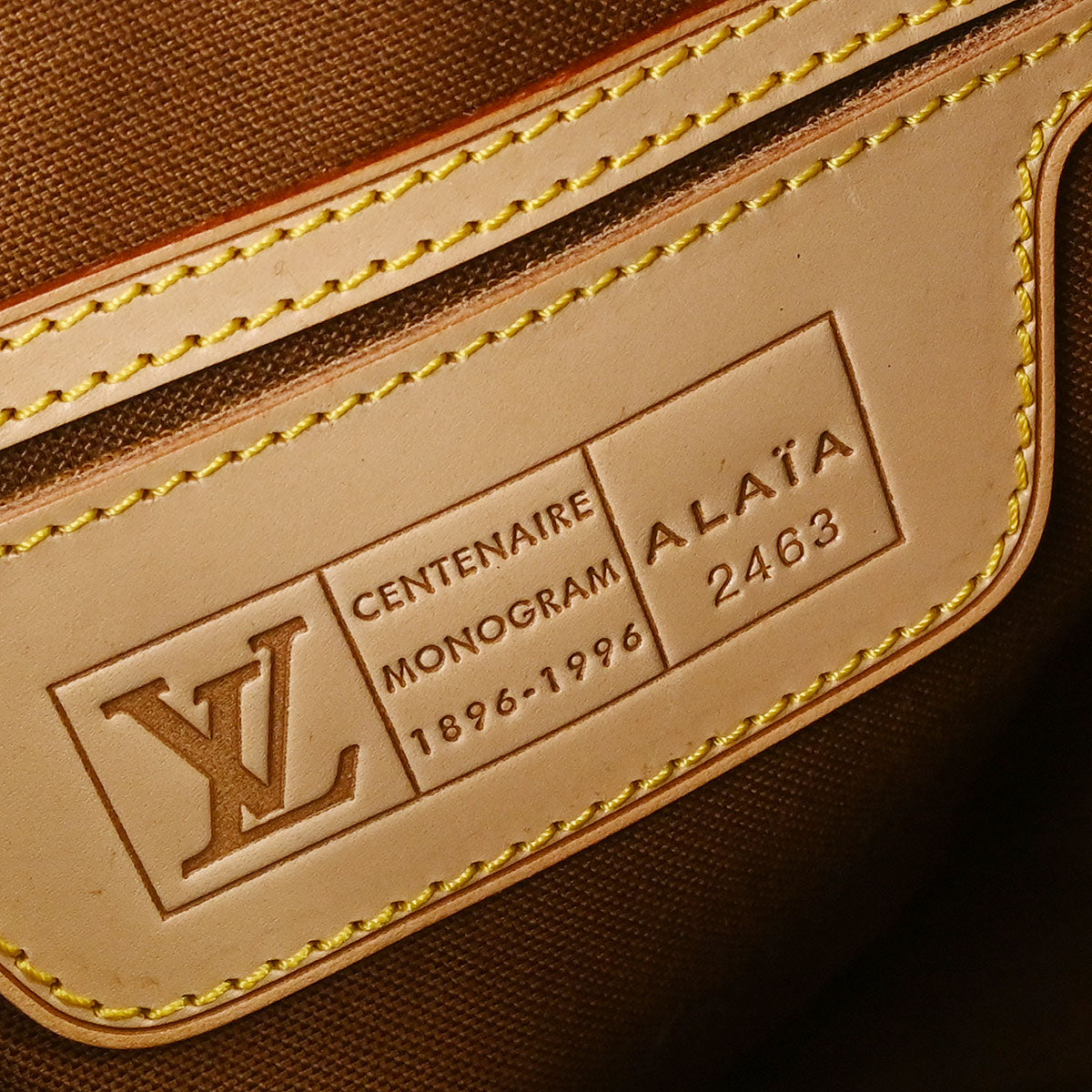 Louis Vuitton * Monogram Pony Hair Leopard Azzedine-Alaia Alma M99032