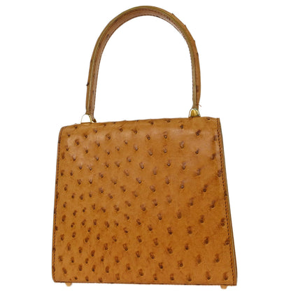 Louis Vuitton * Beige Ostrich Malesherbes Handbag