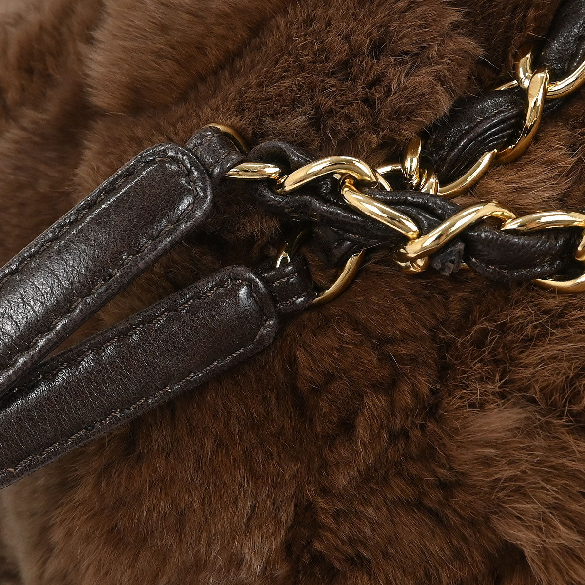 Chanel * 2005-2006 Brown Fur Tote Bag