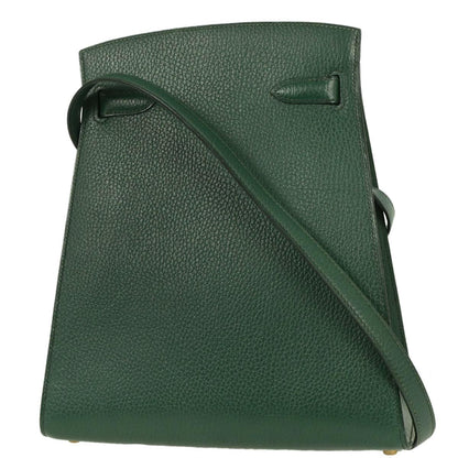 Hermes Vert Fonce Ardennes Kelly Sport MM Shoulder Bag