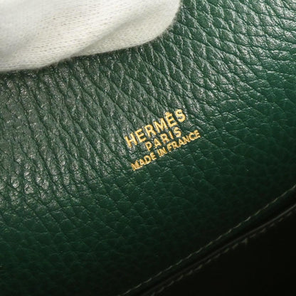 Hermes Vert Fonce Ardennes Kelly Sport MM Shoulder Bag