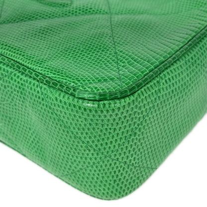 Chanel * 1986-1988 Green Lizard Camera Bag Mini