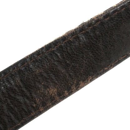 Fendi * Brown Zucca Baguette Handbag